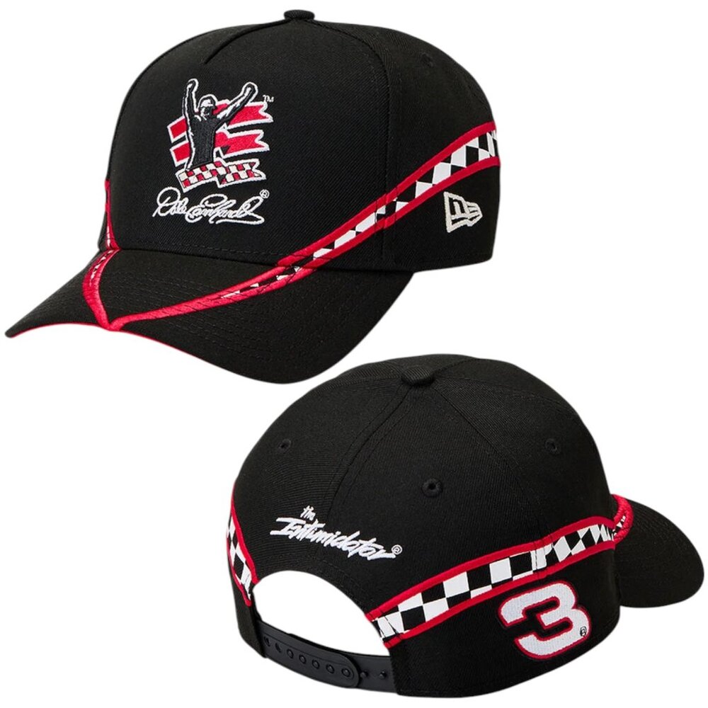 New Era Dale Earnhardt #3 NASCAR 9FORTY Hat A-Frame Snapback Cap Intimidator